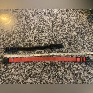 Kong Black Dog Collar and Pink Dog Collar